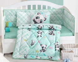 Cotton Box Panda Mint Bebek Uyku Seti