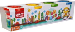 Crafy 4'lü Oyun Hamuru 520 gr