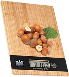 Crown CRW-7023 Bambu Desenli Dijital Mutfak Tartısı