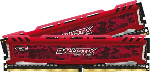 Crucial Ballistix Sport LT Red 16 GB (2x8) 2666Mhz DDR4