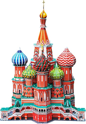 Fontaine Holo 3種 4個セット CubicFun 3D 173 Parça St. Basil's Cathedra Puzzle Fiyatları