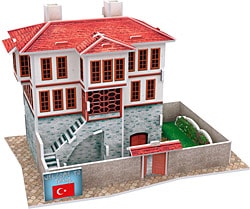 CubicFun 3D Türk Halk Evi 2 Puzzle 18 Parça W3110H