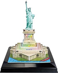 CubicFun Özgürlük Anıtı ABD Led Işıklı 37 Parça 3D Puzzle L505h