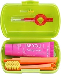 Curaprox 5460 Diş Macunu Diş Fırçası ve Arayüz Fırçası Yeşil Travel Set
