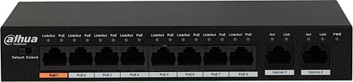 DAHUA PFS3010-8ET-96 8 Port PoE Yönetilemez Switch Resim-1