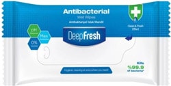 Deep Fresh Antibakteriyel 15 Yaprak Islak Cep Mendili