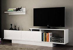 Dekorister Asos Beyaz TV Ünitesi