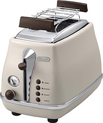 Delonghi CTOV 2103.BG Icona Vintage Krem Ekmek Kızartma Makinesi