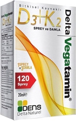 Delta Vegatamin D3 K2 Sprey 20 ml Damla