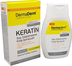 Dermaderm Keratin Saç Dökülmesine Karşı Formula HD-77 300 ml Şampuan