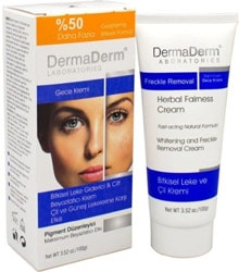 Dermaderm Leke Giderici ve Cilt Beyazlatıcı 100 gr 2 Adet Gece Kremi