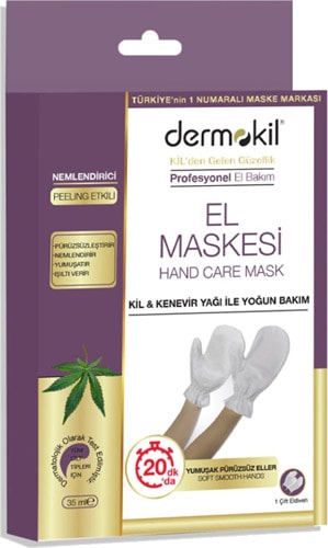 Dermokil Kil & Kenevir Yağlı Yoğun Bakım El Maskesi 35 ml