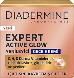 Diadermine Expert Active Glow Yenileyici 50 ml Gece Kremi