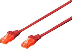 Digitus DK-1617-030R U-UTP 3 m Kırmızı CAT6 Patch Kablo