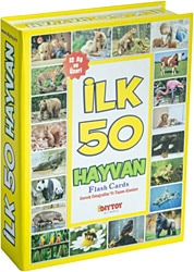 Diytoy İlk 50 Hayvan Flash Cards 12 Ay+