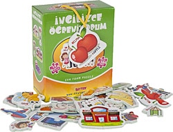 Diytoy İngilizce Öğreniyorum Puzzle