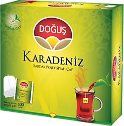 Doğuş Karadeniz Bergamot Aromalı 2 gr 100'lü Bardak Poşet Çay