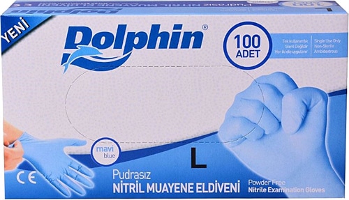 fark ikmal Varsayım  Dolphin Pudrasız Mavi Nitril Büyük Boy (L) 100'lü Muayene Eldiveni  Fiyatları, Özellikleri ve Yorumları | En Ucuzu Akakçe