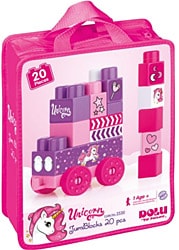 Dolu Unicorn Çantalı Mega Blok 20 Parça 2550
