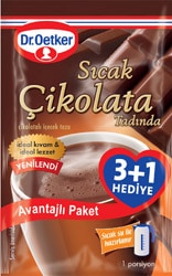 Dr. Oetker Sıcak Çikolata 25 gr 4'lü