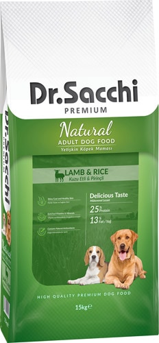 Dr Sacchi Premium Natural Lamb Rice 15 Kg Kuzu Etli Yetiskin Kopek Mamasi Fiyatlari Ozellikleri Ve Yorumlari En Ucuzu Akakce