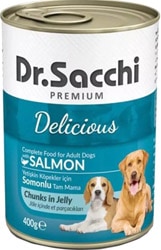 Dr. Sacchi Somonlu 400 gr Yetişkin Konserve Köpek Maması