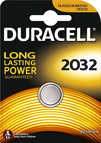 Duracell Özel 2032 Lityum Düğme Pil 3V, 2'li paket (DL2032/CR2032