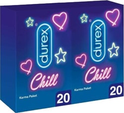 Durex Chill Karma 20'li 2 Adet Prezervatif