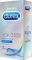 Durex Yok Ötesi Ekstra His 10'lu Prezervatif