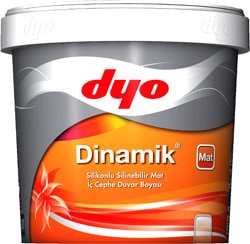 Dyo Dinamik Silikonlu Mat 7.5 lt İç Cephe Boyası - Mine