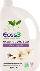 Ecos3 Organik Beyaz Manolya 2500 ml Sıvı Sabun