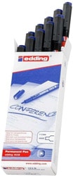 Edding Asetat Kalemi 143 B Kesik Uçlu 10'lu
