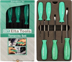 Elta 4150 Opak Seri 6 Parça Tornavida Seti
