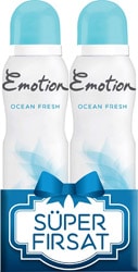 Emotion Ocean Fresh 150 ml 2 Adet Kadın Deodorant