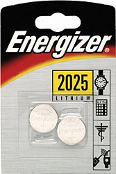 Energizer CR2025 3V 2'li Lityum Düğme Pil