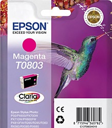 Epson T0803 Kırmızı Kartuş