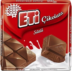 Eti Sütlü 65 gr 6'lı Paket Kare Çikolata