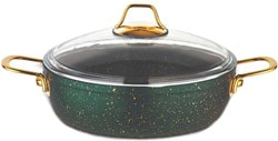 Evimsaray Zümrüt 28x8 cm Granit Kısa Tencere