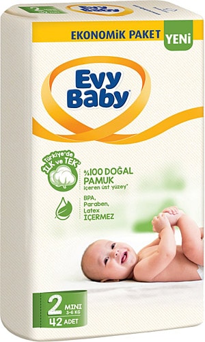 evy baby 2 numara mini 42 li ekonomik paket bebek bezi fiyatlari ozellikleri ve yorumlari en ucuzu akakce