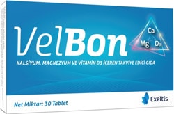 Exeltis Velbon Kalsiyum Magnezyum Ve Vitamin D3 30 Tablet