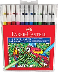 Faber-Castell 12 Renk Keçeli Boya