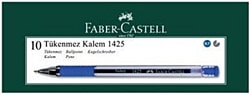 Faber-Castell 1425 İğne Uçlu 10'lu Paket Mavi Tükenmez Kalem