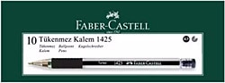 Faber-Castell 1425 İğne Uçlu 10'lu Paket Siyah Tükenmez Kalem