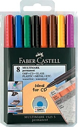 Faber-Castell Multimark 1523 S 8'li Asetat Kalemi