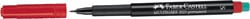 Faber-Castell 1523 S Kırmızı Permanent Asetat Kalemi