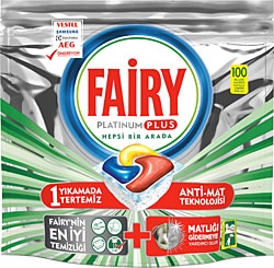 Fairy Platinum Plus 100 Adet Bulaşık Makinesi Tableti