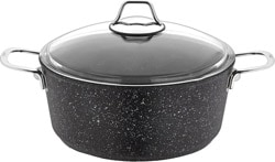Falez Black Line 20 cm Derin Granit Tencere