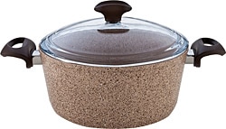 Falez Creamy 20 cm Derin Granit Tencere