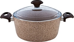 Falez Creamy 22 cm Derin Granit Tencere