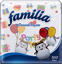 Familia Desenli 100'lü Kağıt Peçete